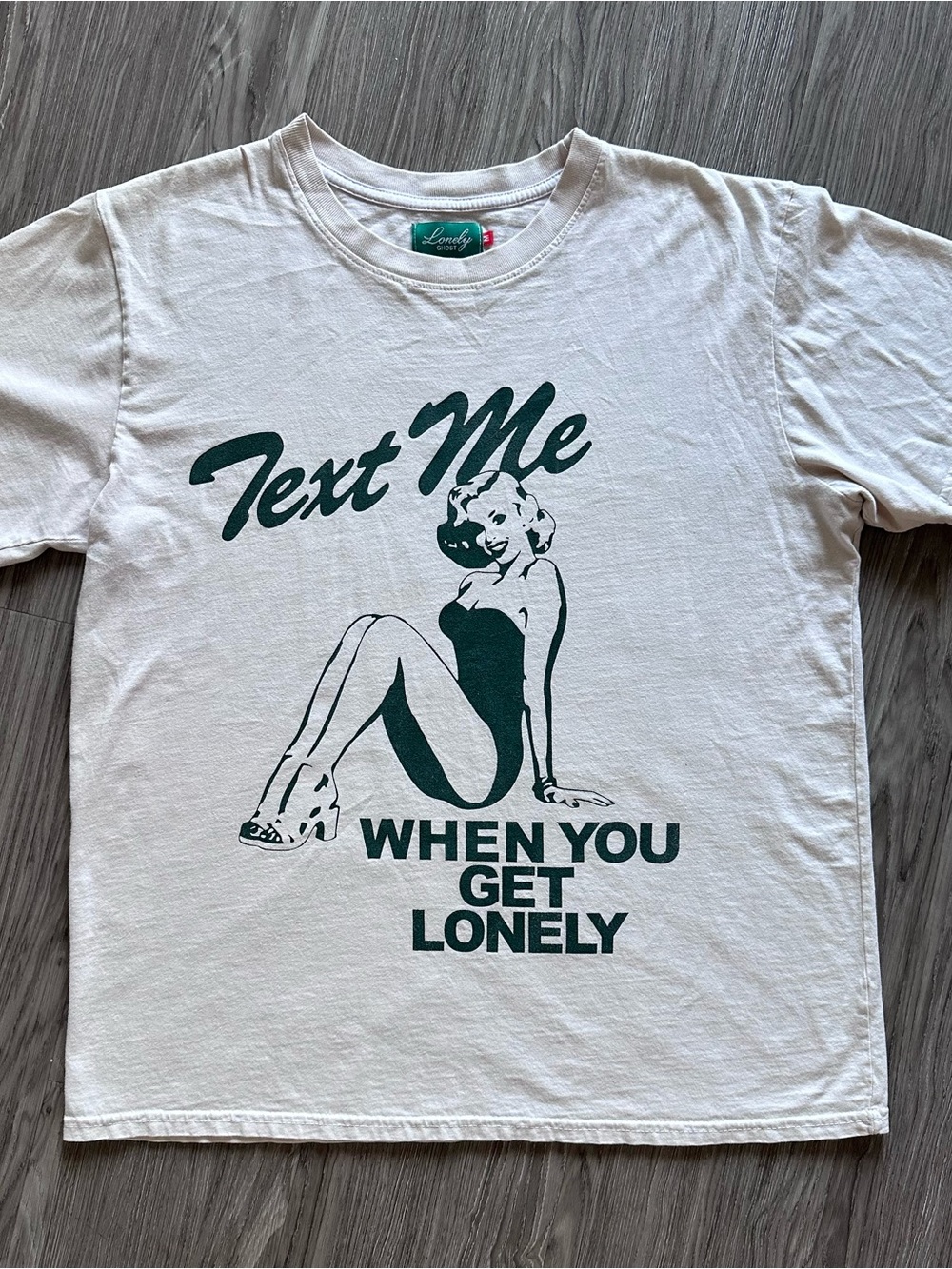 Text Me When You Get Lonely Graphic Tee